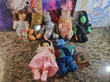 Lot of 7 Wizard of Oz Plush The Merry O Collection 1998 Rare Set NEW