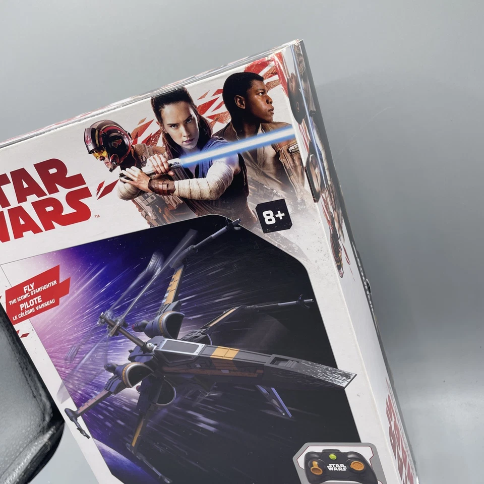 RARE Air Hogs Star Wars Poe Dameron X-Wing Drone RC Vehicle with Controller NEW - Image 3 of 4