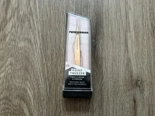 Tweezerman Gold Professional Quality Point Tweezer New