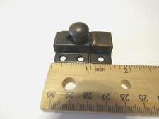 Vintage Nos Copper Flash Hoosier Cabinet Cupboard Door Lock Spring Knob Latch