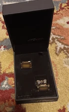 ST DUPONT MURDER ON THE ORIENT EXPRESS CUFFLINKS LIMITED EDITION 5586  #115/500
