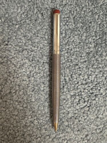 Vintage Parker 75 Sterling Silver Cicelé Mechanical Pencil - Flat Top Tassies - Picture 5 of 8