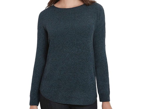 Suéter Ellen Tracy Tejido Azul Océano Profundo Talla S Manga Larga - Imagen 1 de 4