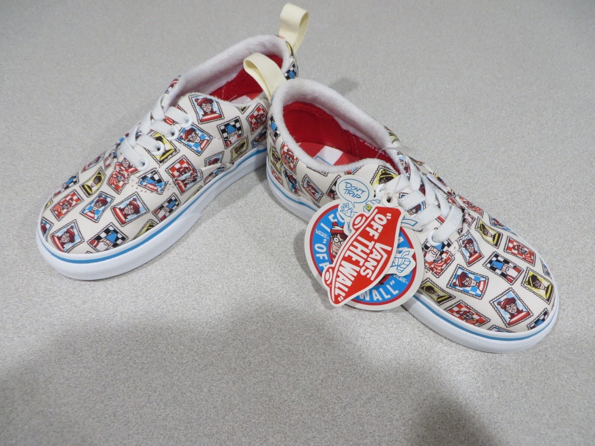 Vans Shoes Sneakers Toddler OFF THE WALL- I FOUND WALDO SHOES