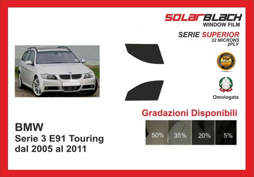 pellicola oscurante BMW serie 3 E91 Touring dal 2005-11 kit anteriore SUPERIOR