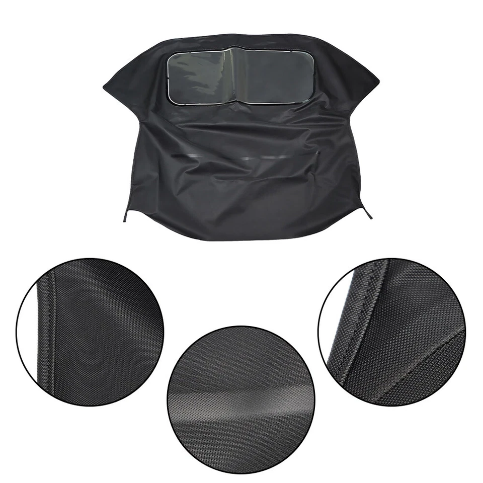 Black Convertible Soft Top Fit For Volkswagen VW Golf 1995 1996 1997-2001 Cabrio - Изображение 4 из 4