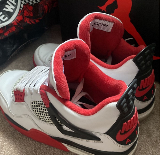 Size 9 - Air Jordan 4 OG 1989 Fire Red | eBay