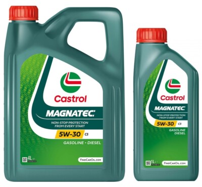 Castrol Magnatec 5W30 C3 Full Synthetic Engine Oil | eBay