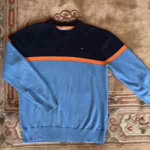 tommy hilfiger baby blue sweater