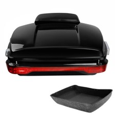 Chopped Trunk Pad Backrest LED Tail Light Fit...
