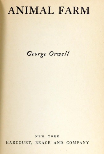 George Orwell 1st Ed 1946 Animal Farm Allegory Russia Hardcover w/Dustjacket - 第 6/7 張圖片