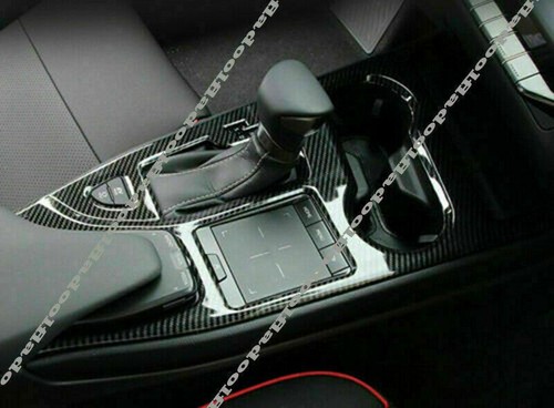 For Lexus UX200 250h 2019-22 Carbon Fiber Central Console Gear Shift Panel Trim - Picture 2 of 9