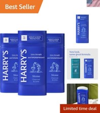 Stone Extra-Strength Antiperspirant for Men - Long-Lasting Freshness, 3 x 2.5 oz