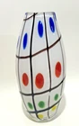 Anzolo Fuga? A.V.E.M Colorful Mid to Late Century Murano Italian Glass 13" Vase
