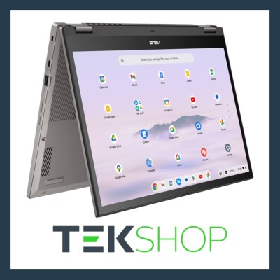 ASUS Chromebook Plus CM34 Flip Touchscreen 2-in-1 Laptop Ryzen 8GB 256GB  UK