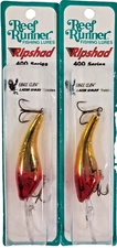 Lot of 2 - Reef Runner Ripshad 400 Series 4" Crankbaits Fishing Lure Walleye