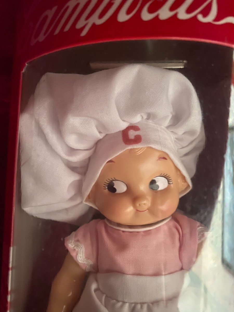 Horsman Campbell Soup Kid Junior Series Girl CHEF DOLL Pink ~Piggy