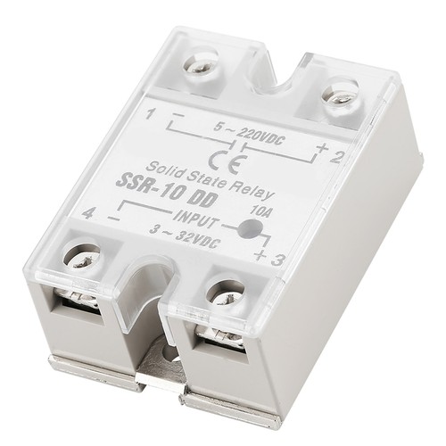 Compact SSR-10 DD 10A Solid State Relay 5-220VDC for Automation - Picture 5 of 17