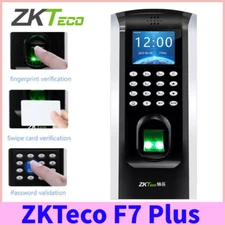 ZKTeco F7Plus TCP/IP Biometric Fingerprint Access Control Attendance Time Clock