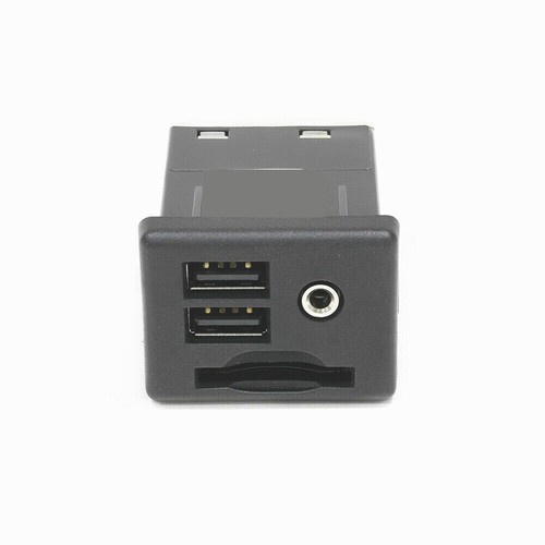 13581213 Black Center Console Auxiliary Jack USB SD Card Input For Cadillac GMC - Picture 2 of 6