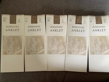 Berkshire Ankle High Sheer Anklet Color Nude One Size Lot Of 5