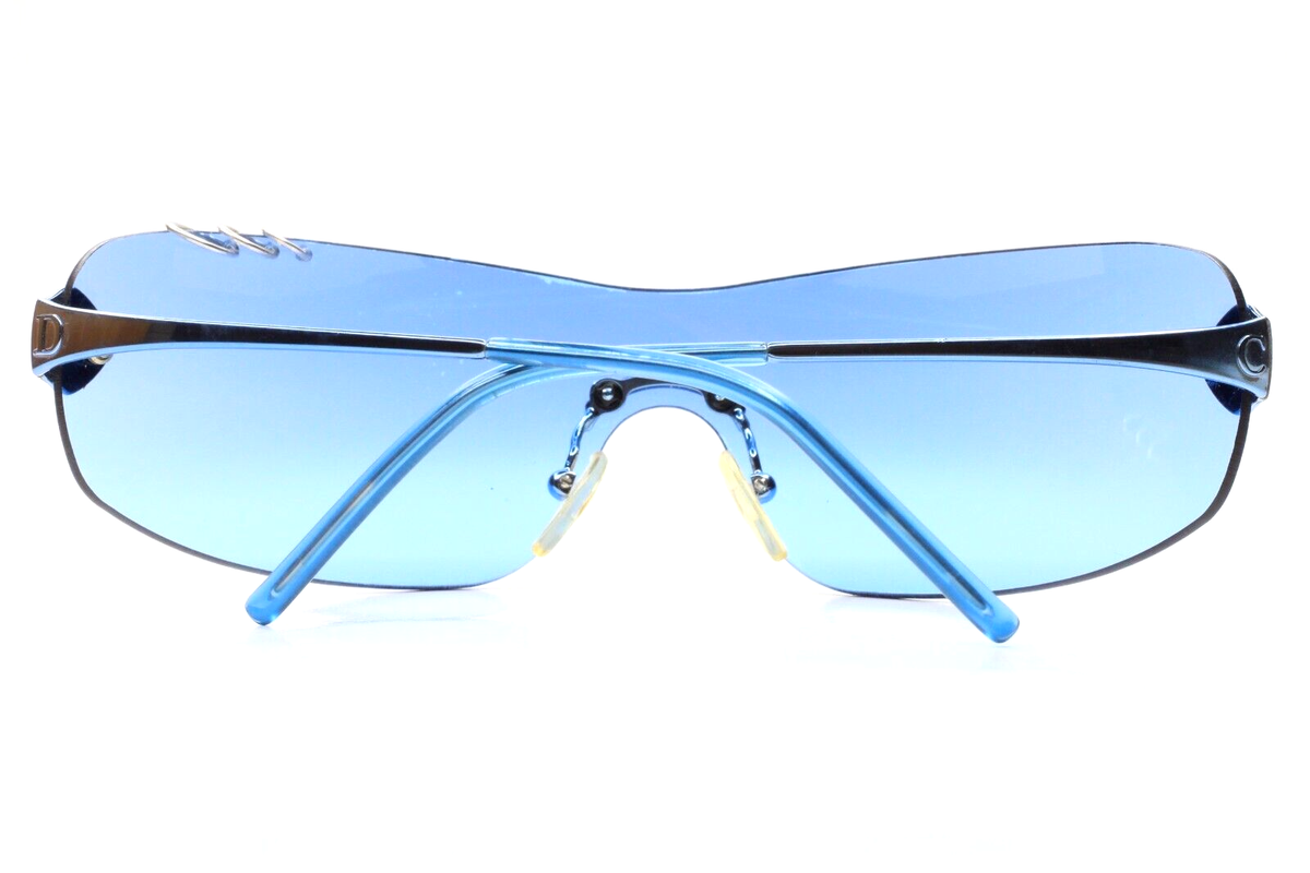 Rare Dior rimless sunglasses 00’s Y2K Dior Squared 2000s Sunglasses Rimless Metal With Rhinestones