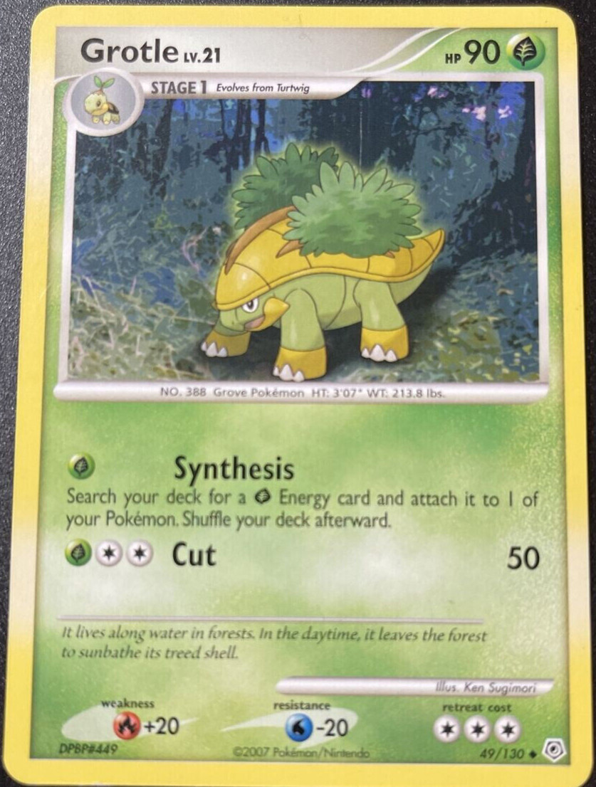 Pokemon Grotle 49/130 Diamond & Pearl (2007)