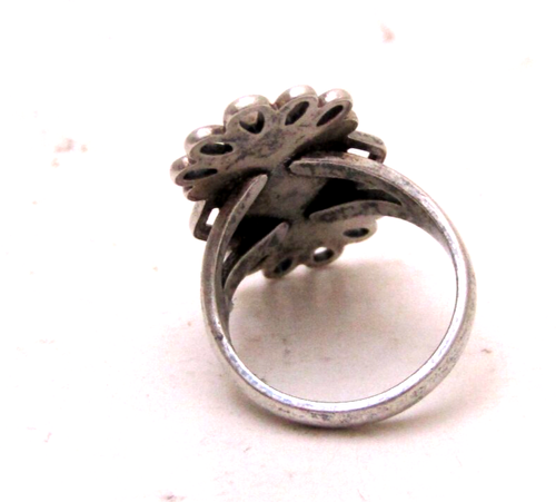Anillo de plata de ley 925 turquesa nativa americana talla 6 - Imagen 3 de 6