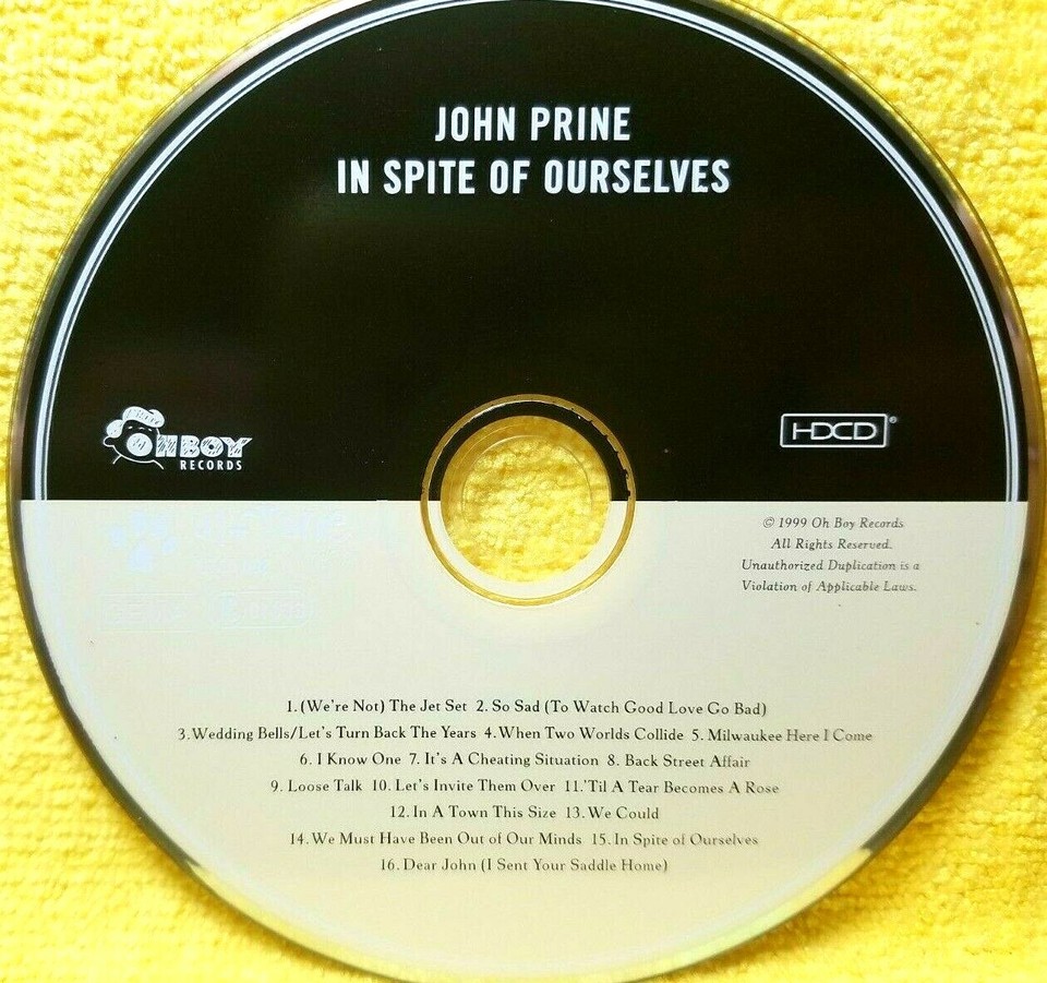 John Prine CD In Spite Of Ourselves EU IMPORT HDCD EXCELLENT / MINT ...