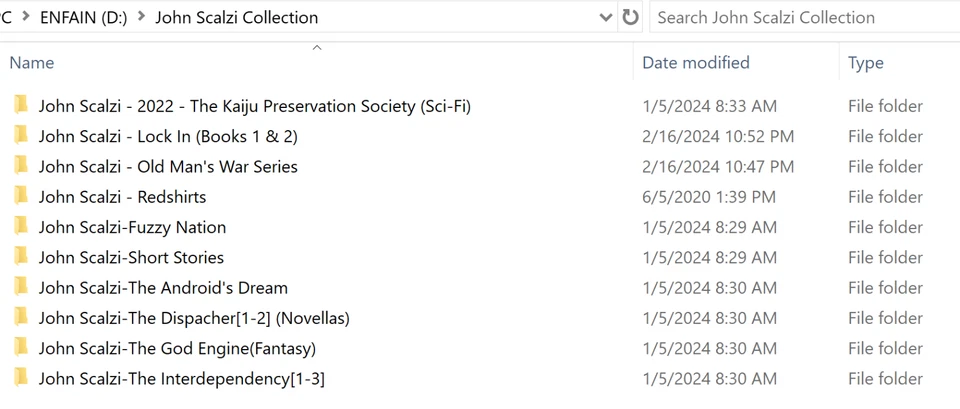AUDIOBOOKS ~ JOHN SCALZI SCI-FI! ALL SERIES - OLD MAN'S WAR & MORE! .MP3 - Image 3 of 4
