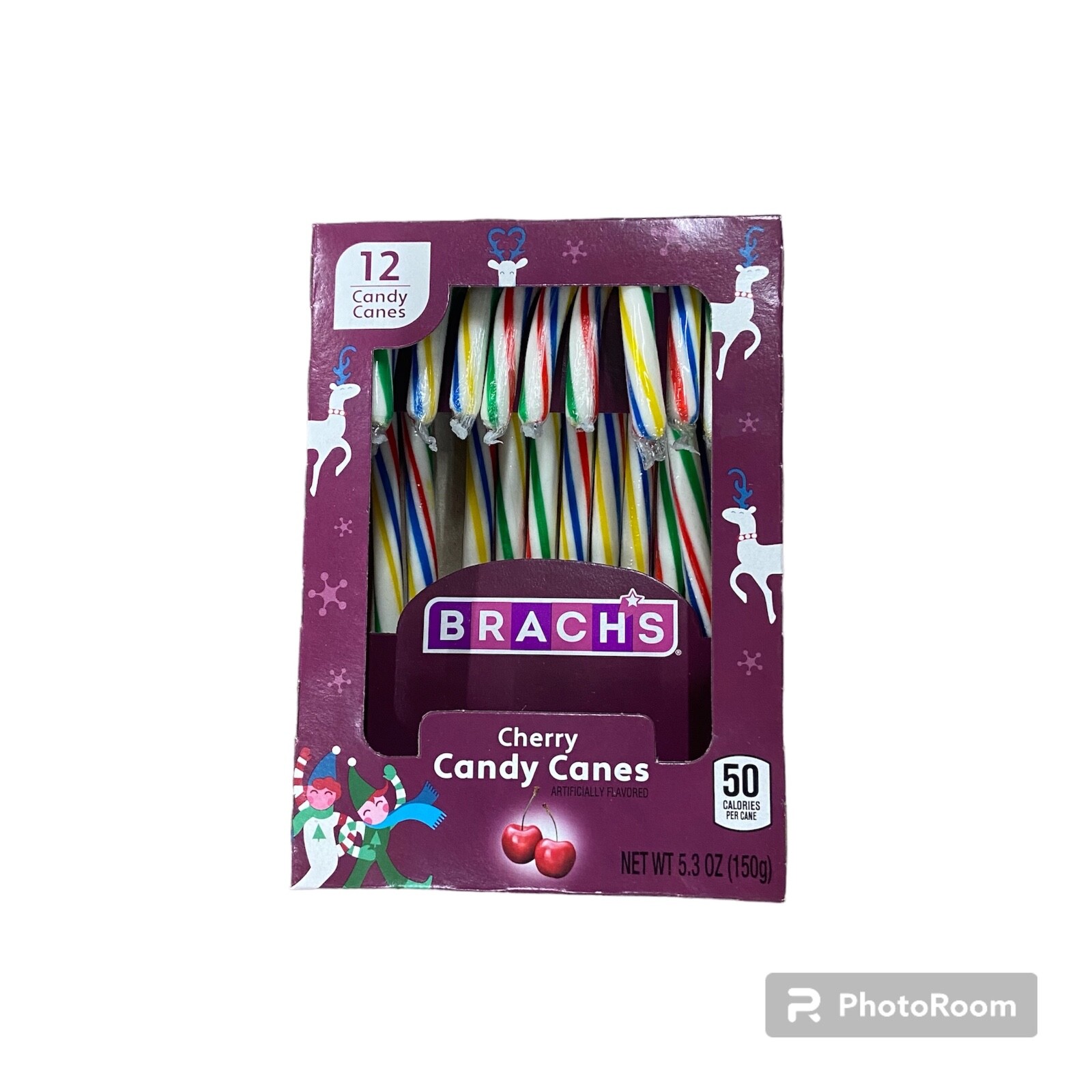 Lot of 10x Brach's Cherry Candy Canes limited edition holiday flavor