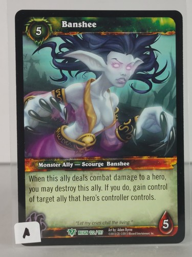 Banshee - Reign of FIre - singles - 122/197 - uncommon - WoW TCG - Picture 2 of 11