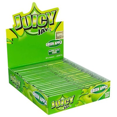 Juicy Jays Green Apple King Size Slim Longpapers - Blättchen mit Aroma Apfel