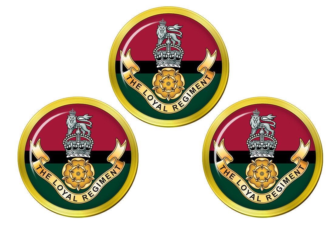 Loyal Regiment, British Army Golf Ball Markers