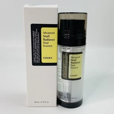 COSRX Advanced Snail Radiance Dual Essence-2.7 fl oz-Exp 7-13-26 Niacinamide-NEW