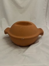 German Romertopf Multifunctional Round Clay Cookware Oven Dish Terracotta