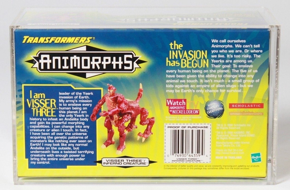 Three/Inferno (Transformers Animorphs, Hasbro) **CAS Graded 90/90