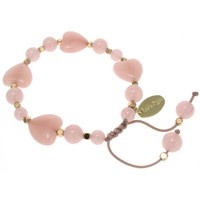 Lola Rose Iola Bracelet Ballet Pink Quartzite Lr-w0276 Lola Rose Iola Bracelet Ballet Pink Quartzite Lr-w0276