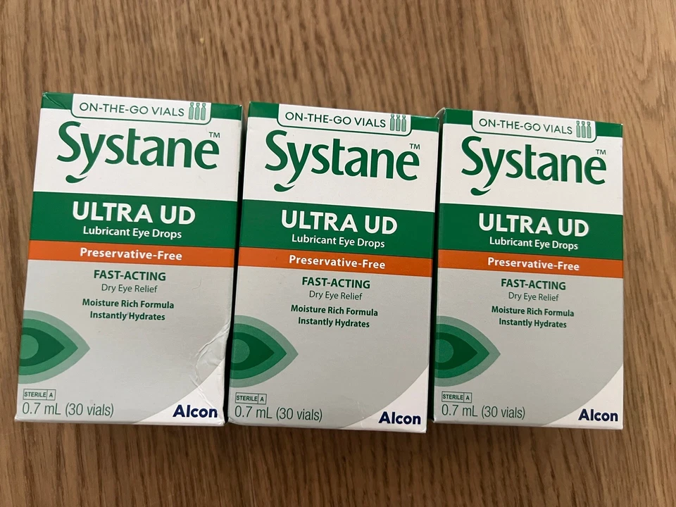 SYSTANE ULTRA UD Lubricant Eye Drops - 30 Vials 0.7ml each 3 Boxes