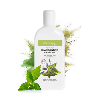 Original Dr. Berger Franzbranntwein mit Menthol 250 ml Einreibung