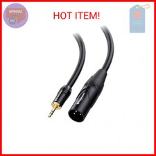 Cable Matters 3.5mm to XLR Cable 6 ft, Male to Male XLR to 1/8 Inch Cable, XLR t