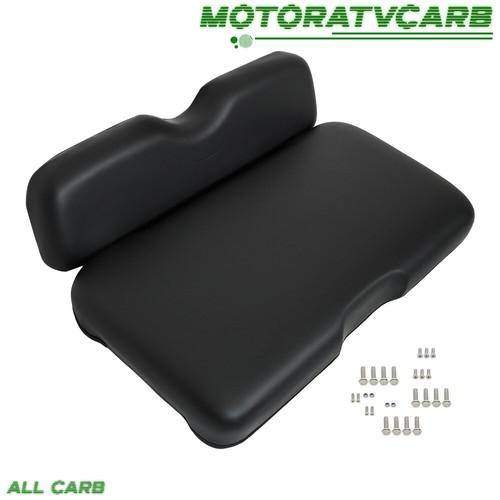 ALL-CARB Black Front Seat Bottom & Back Cushion For EZGO RXV 2008-Up Golf Cart