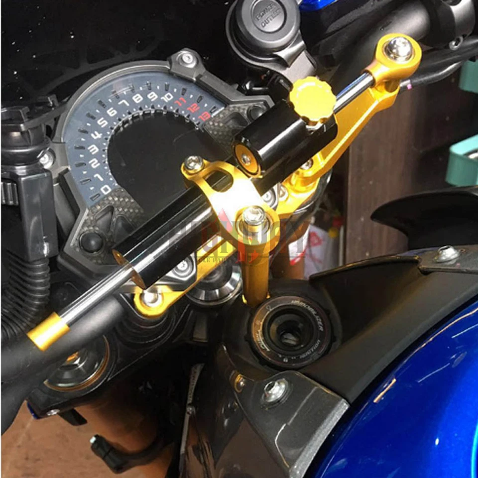 Motorcycle CNC Aluminum Steering Damper Stabilizer for BMW F650GS F700GS F800GS - Imagem 4 de 4