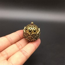 Brass Craft Mini Lotus Incense Burner with Stick Holder Collectibles Gift