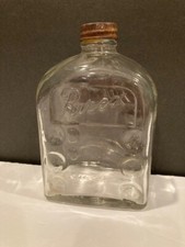 Vintage Decorative ‘Purex’ Clear Glass Bottle 5.5” Made in USA