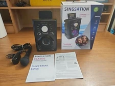 Singsation   Classic Karaoke Party System And Bluetooth Speaker  with Mic