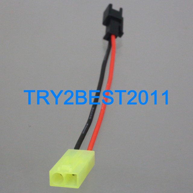 Mini Tamiya Female to SM Female Connector Adapter With 10cm (4 Inches) 20awg for sale online eBay