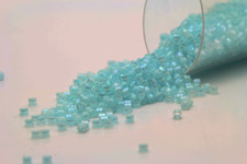 Miyuki Delicas 11/0 Inside Dyed Aquamarine Seed Beads DB-078