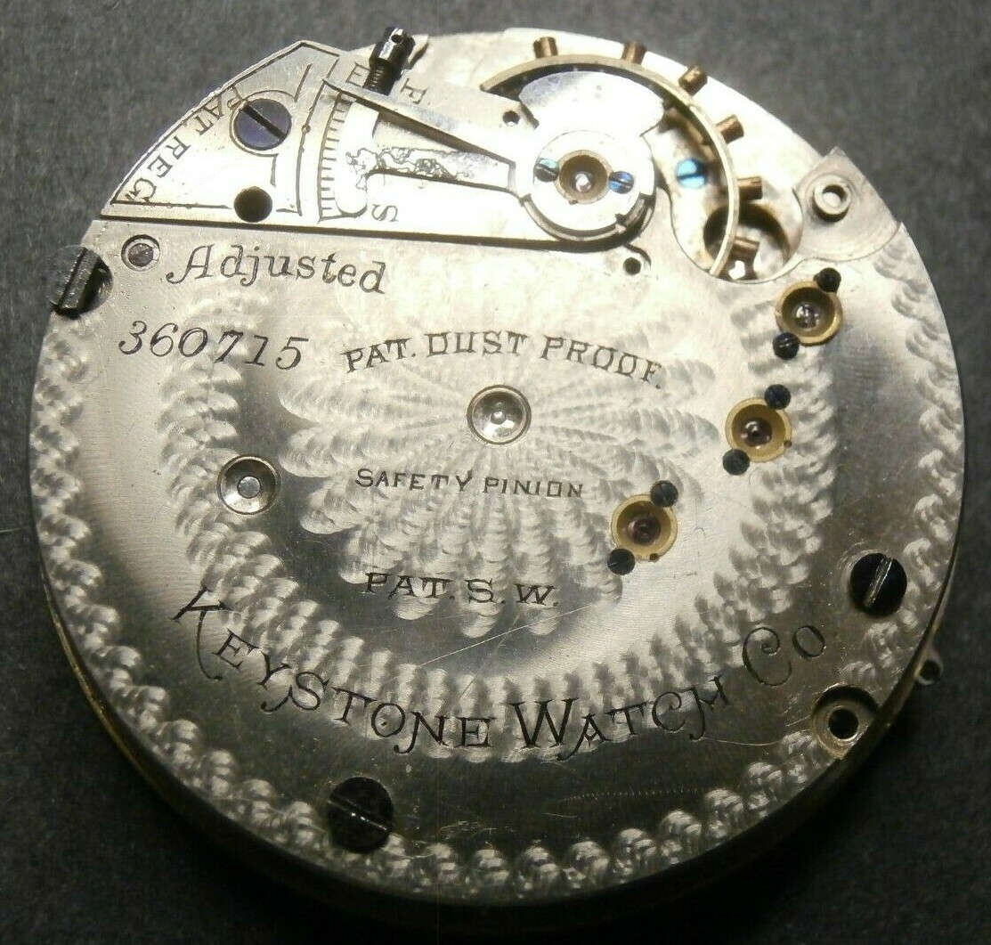 Lancaster Watch Co. Grade Keystone Watch Co. Pocket Watch image 1