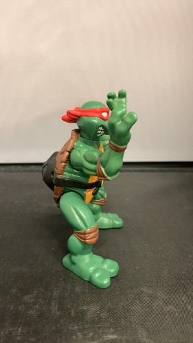 Vintage 1993 Playmates TMNT Jump Attack Jujitsu Raphael Actionfigur - Bild 4 von 5